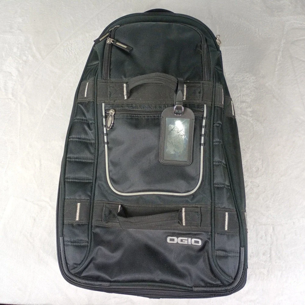 OGIO Rolling Backpack  Large Black Wheeled Travel Bag Gorpcore Utility Work
